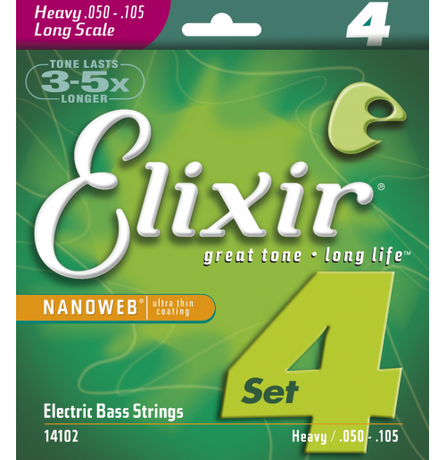 ELIXIR 050/105 HEAVY L BASS NANOWEB